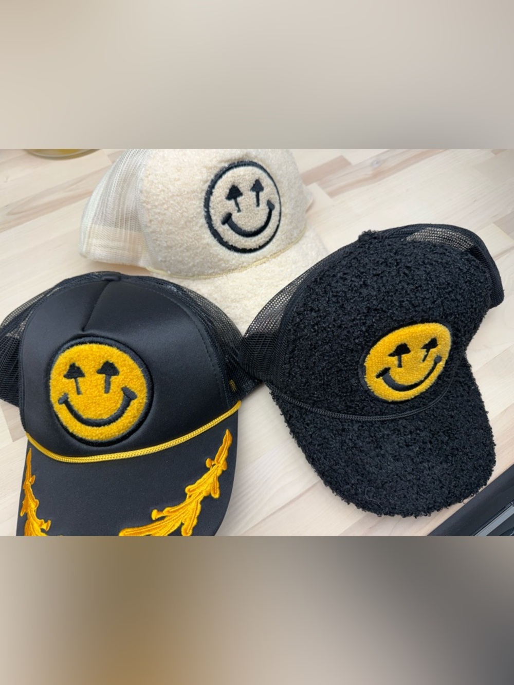 Three Happycaps Co Trucker Hats - Brand New